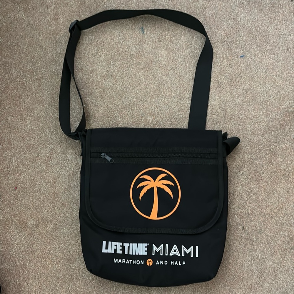 Lifetime Miami Marathon crossbody VIP bag